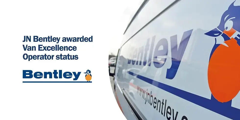 JN Bentley awarded Van Excellence Operator status