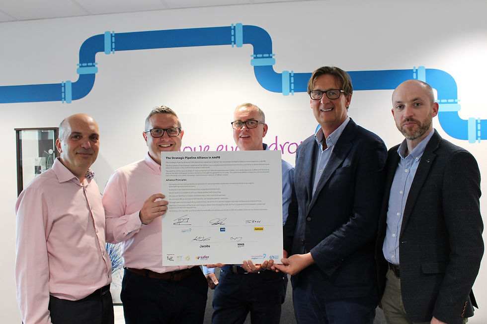 Partners at the signing of the new SPA Interconnectors contract