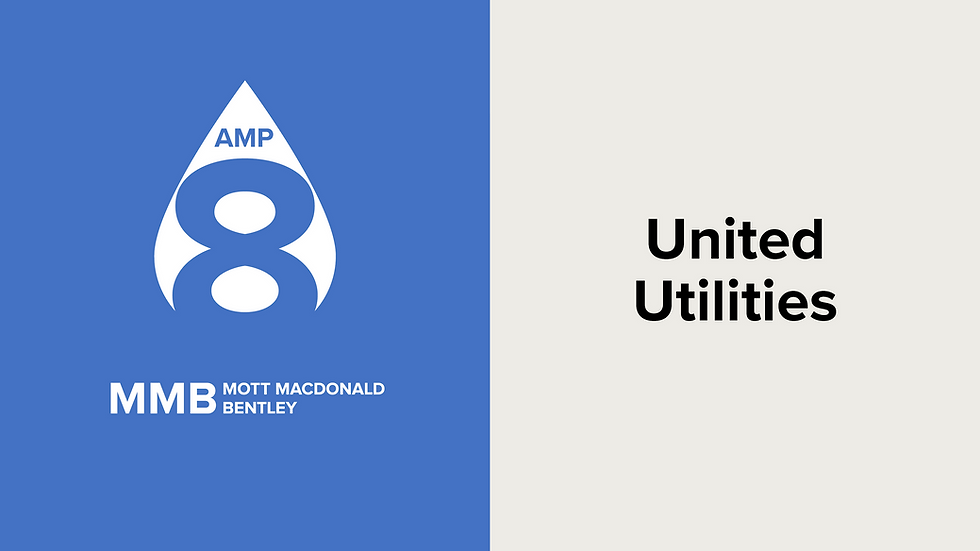 MMB and United Utilities AMP8 graphic