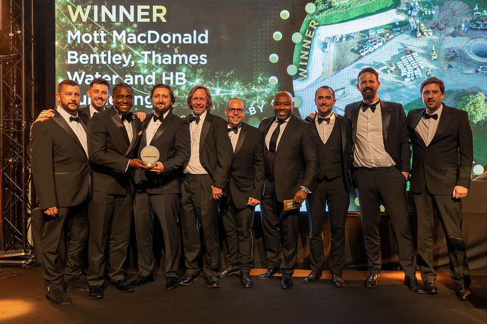 Faringdon project team at the Ground Engineering Awards