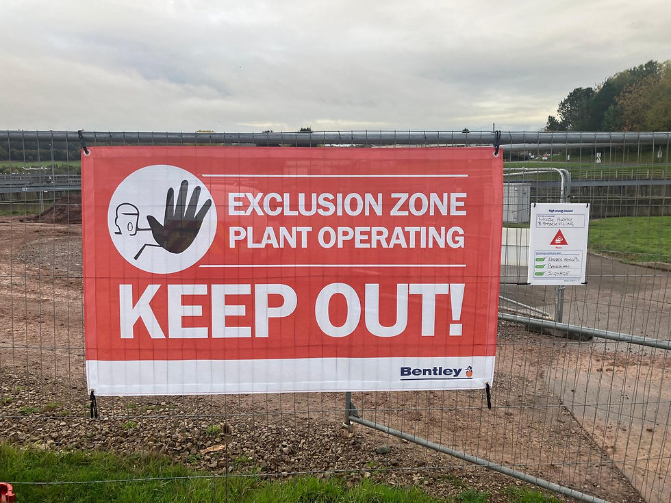 The control of high energy hazards in action on a JN Bentley site