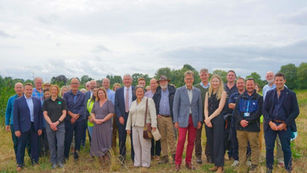 JN Bentley participates with a bold step in environment innovation celebrating Luston Wetlands scheme